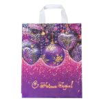 Новый год. Пакет "Искры", полиэтиленовый с петлевой ручкой, 28х35 см - 25 шт.