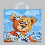 Пакет "Тоша", полиэтиленовый с петлевой ручкой, 40 х 42 см, 45 мкм - 25 шт.