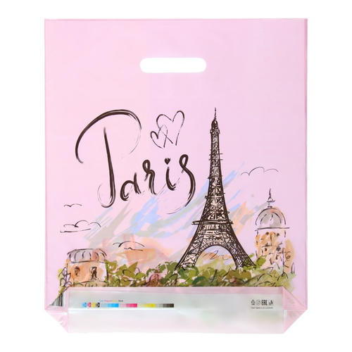 Пакет "Матье", полиэтиленовый с вырубной ручкой, 36х43 см, 35 мкм - 50 шт. — изображение 2