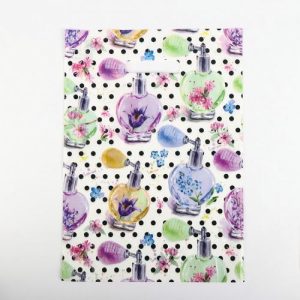 Пакет "Цветочный аромат", полиэтиленовый с вырубной ручкой 29х40 см, 35 мкм - 50 шт.