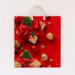 Новый год. Пакет "Идеал", полиэтиленовый с пластиковой ручкой, 44 х 40 см - 10 шт.