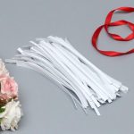 Клип-лента в нарезке, белый, 25 см - 100 шт.