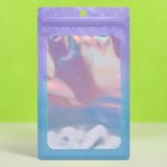 Пакет Зип-лок с окном, с еврослотом, градиент, 12 х 18 см - 100 шт.