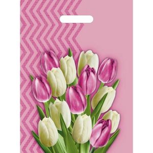 Пакет "Диана" полиэтиленовый с вырубной ручкой, МИКС, 50 мкм, 30 х 40 см - 50 шт.