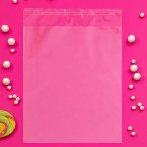 Пакет БОПП с клеевым клапаном, прозрачный 40 х 50/4 см, 30 мкм - 100 шт.