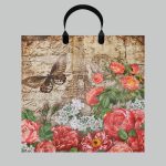 Пакет "Манифик", полиэтиленовый с пластиковой ручкой, 37х34 см, 80 мкм - 10 шт.