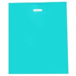Пакет полиэтиленовый с вырубной ручкой, Бирюзовый 50-60 См, 70 мкм - 50 шт.