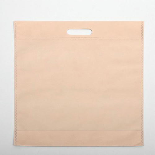 Пакет с вырубной ручкой 42 х 40 см, бежевый - 20 шт.