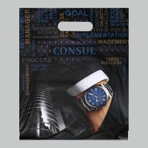 Пакет "Консул" полиэтиленовый с вырубной ручкой, 60 мкм 31 х 40 см - 50 шт.