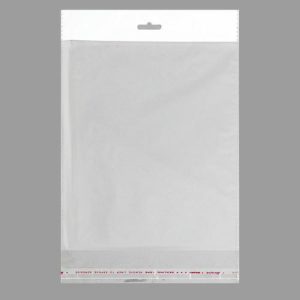 Пакет БОПП с клеевым клапаном, прозрачный 16 х 18/4 cм, еврослот, 25 мкм - 100 шт.