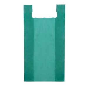Пакет майка, полиэтиленовый, зеленый 45 х 90 см, 19 мкм - 50 шт.