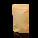 Пакет Zip-lock Крафт с прямоугольным окном 9 х 14 см - 50 шт.