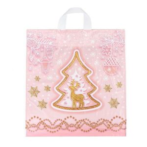 Новый год. Пакет "Чудеса", полиэтиленовый с петлевой ручкой, 40х42 см - 25 шт.