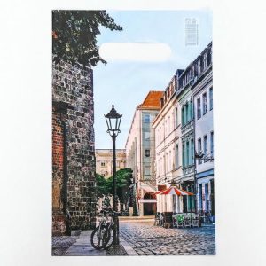 Пакет "Улица", полиэтиленовый с вырубной ручкой, 20х30 см, 30 мкм - 20 шт.