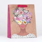 Пакет крафт "Яркий образ" 26 х 32 х 12 см - 6 шт.