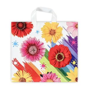 Пакет "Яркость весны", полиэтиленовый с петлевой ручкой, 37 х 34 см, 70 мкм - 50 шт.