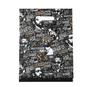 Пакет полиэтиленовый с вырубной ручкой "Пожелания",30х40 см, 50 мкм - 10 шт.