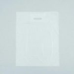 Пакет полиэтиленовый с вырубной ручкой, белый, 40 х 50 см, 30 мкм - 50 шт.