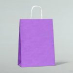 Пакет крафт Сиреневый, 24 х 10 х 32 см - 10 шт.
