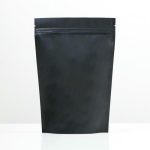 Пакет дой-пак, матовый, черный, 14 х 20 х 4 см - 100 шт.