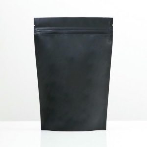 Пакет дой-пак, матовый, черный, 14 х 20 х 4 см - 100 шт.