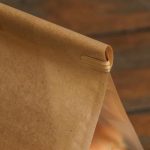 Пакет крафт бумажный, с окном, прямоугольное дно, 13 х 10 х 28 см - 50 шт.