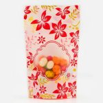 Пакет дой-пак, матовый,узоры, с окном, 12 х 20+ 4 см - 100 шт.