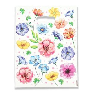 Пакет "Ситец", полиэтиленовый с вырубной ручкой, 29х38 см, 30 мкм - 50 шт.