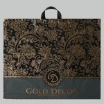 Пакет "Голд декор", полиэтиленовый с петлевой ручкой, 60 х 50 см, 70 мкм - 25 шт.