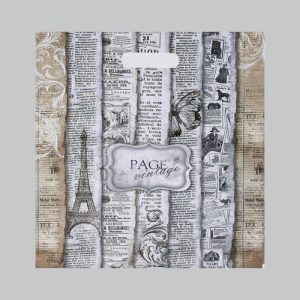 Пакет "Страницы", полиэтиленовый с вырубной ручкой, 40 х 47 см, 45 мкм - 50 шт.