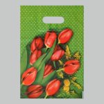 Пакет "Мимоза" полиэтиленовый с вырубной ручкой, 35 мкм, 30 х 40 см - 50 шт.