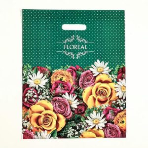 Пакет "Флориль", полиэтиленовый с вырубной ручкой, 38х47 см, 60 мкм - 50 шт.