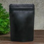 Пакет дой-пак, матовый,черный, 10 х 15 х 4 см - 100 шт.