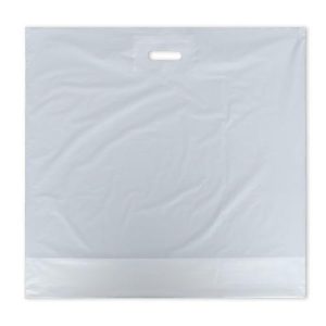 Пакет полиэтиленовый с вырубной ручкой, 64х60+8 60 мкм Белый - 50 шт.