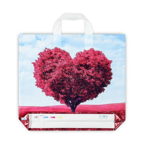 Пакет "В облаках", полиэтиленовый с петлевой ручкой, 37 х 34 см, 70 мкм - 50 шт. — изображение 2