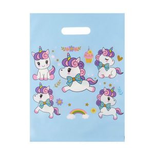Пакет "Воздушный единорог", полиэт. с выр. ручкой, 30х40 см, 50 мкм - 10 шт.