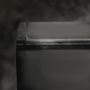 Пакет Zip-lock Крафт с прямоугольным окном,черный,12 х 20 х 4 см - 100 шт.