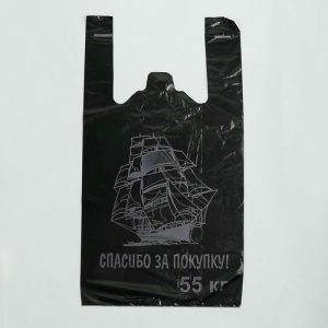 Пакет "Кораблик", полиэтиленовый, майка, 29 х 55 см, 23 мкм - 100 шт.