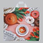 Пакет "Пуэр", полиэтиленовый с петлевой ручкой, 40 х 42 см, 45 мкм - 25 шт.