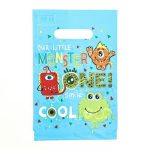 Пакет "Монстры", полиэтиленовый с вырубной ручкой, 20х30 см, 30 мкм - 100 шт.