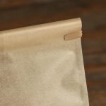 Пакет крафт бумажный, с окном, прямоугольное дно, 16 х 13 х 26 см - 50 шт.