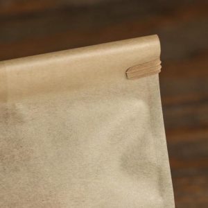 Пакет крафт бумажный, с окном, прямоугольное дно, 16 х 13 х 26 см - 50 шт.