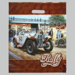 Пакет "Ралли", полиэтиленовый с вырубной ручкой, 45 мкм 40 х 47 см - 50 шт.