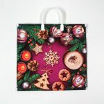 Новый год. Пакет "Печенье", полиэтиленовый с пластиковой ручкой, 37х34см - 10 шт.