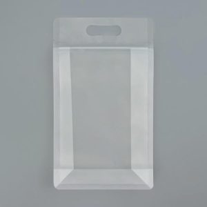 Пакет дой пак прозрачный с вырубной ручкой,14 х 24 см,100 мкм - 50 шт.