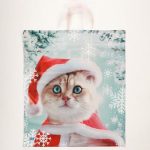 Новый год. Пакет "Пушистое ожидание", полиэтиленовый с петлевой ручкой, 42х38 см - 50 шт.