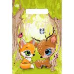 Пакет "Волшебный лес", полиэтиленовый, с вырубной ручкой, 20 х 30 см, 30 мкм - 100 шт.