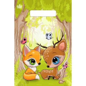 Пакет "Волшебный лес", полиэтиленовый, с вырубной ручкой, 20 х 30 см, 30 мкм - 100 шт.