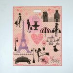 Пакет "Французский бутик", полиэтиленовый с вырубной ручкой, 50х60 см,100 мкм - 25 шт.