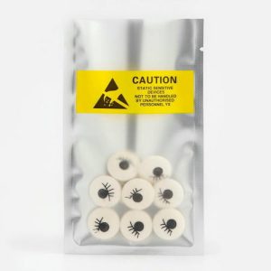 Пакет дой пак с прозрачным окном, белый, 8 х 13,5 см - 100 шт.